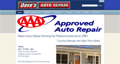 Desktop Screenshot of davesautorepair.com